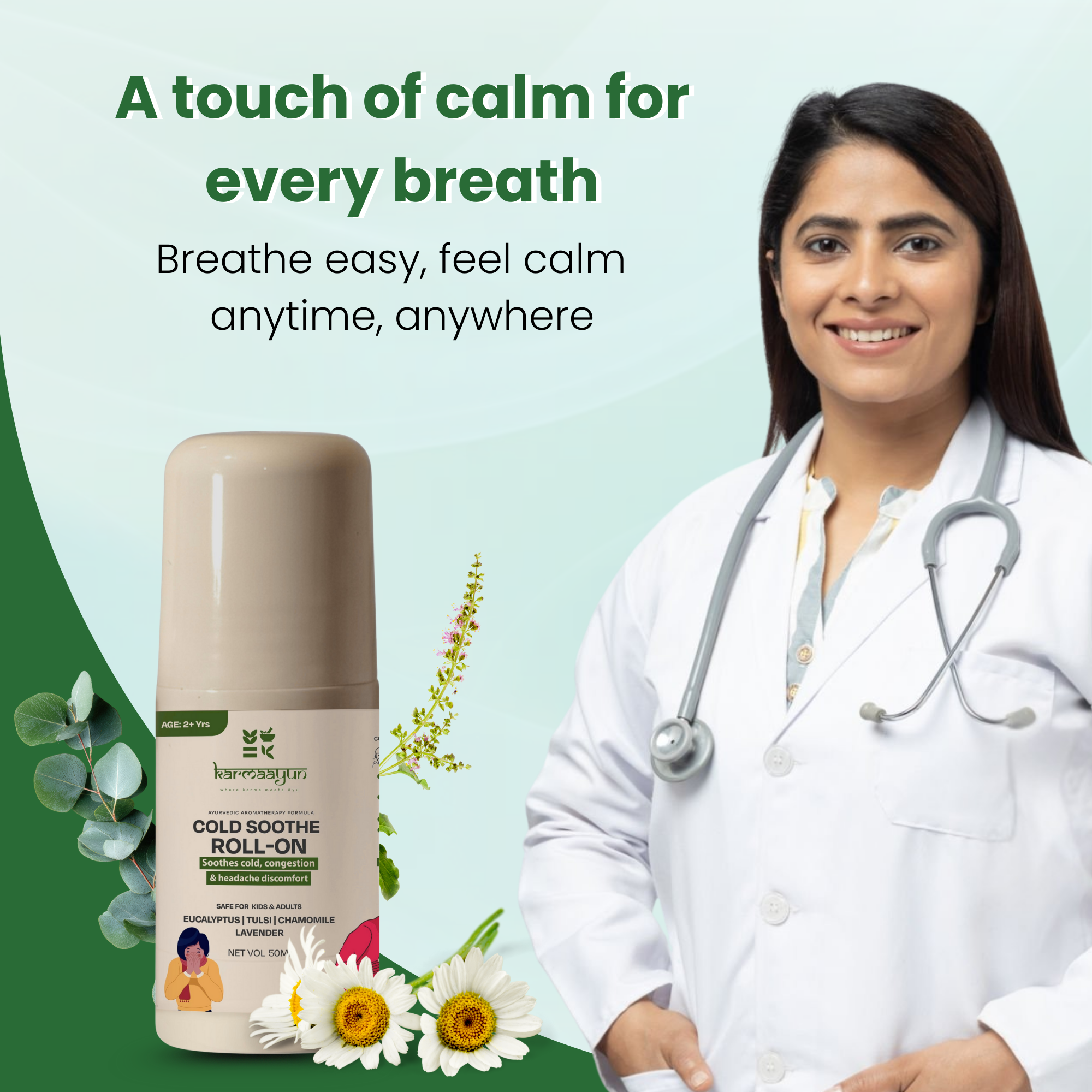 Karmaayun Cold Soothe Roll-On